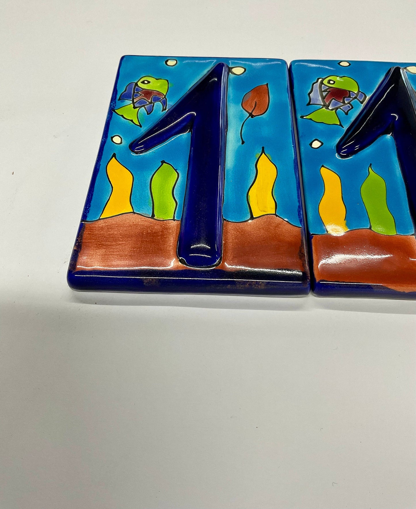 Talavera House Numbers #1,2,3,4,5,6,7,8,9,0