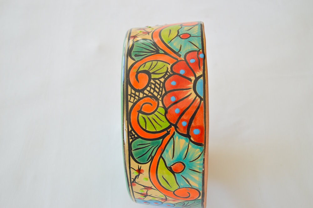 Talavera pet bowl