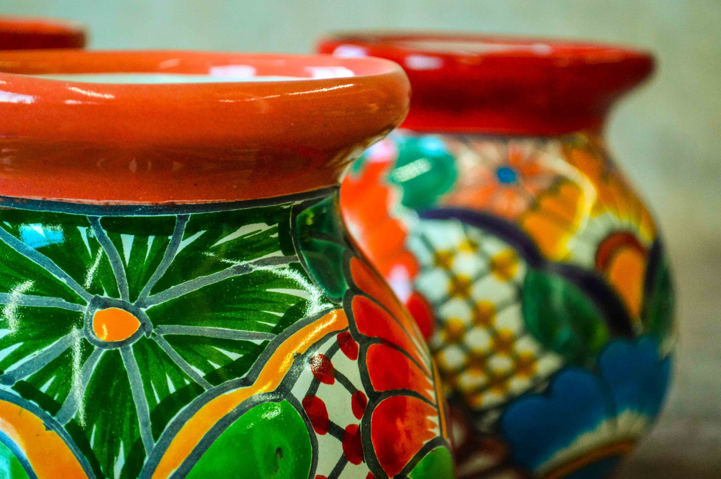 Talavera flower vase