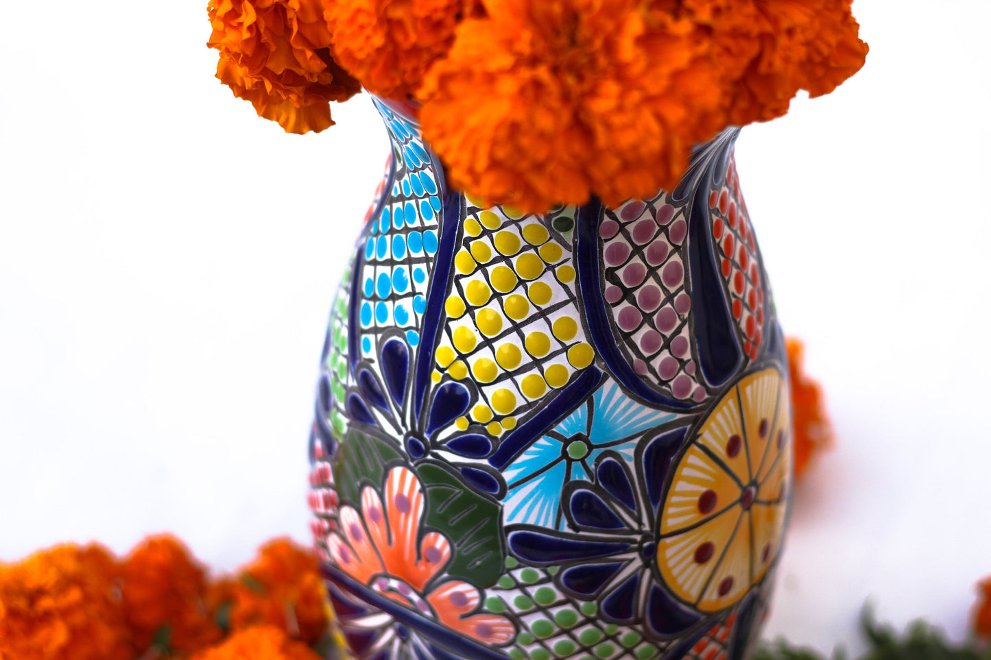 Talavera flower vase