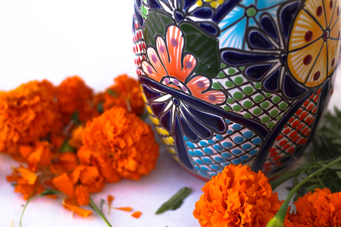 Talavera flower vase