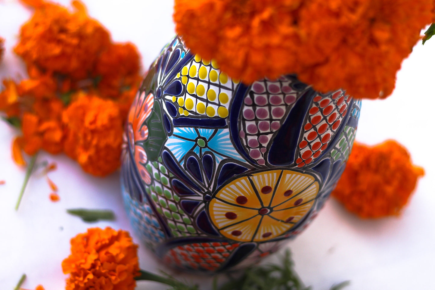 Talavera flower vase