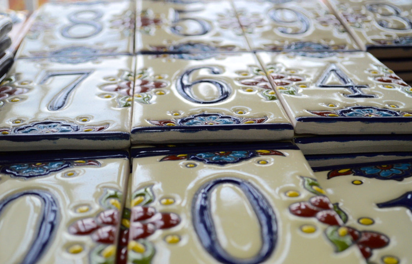 Talavera House Numbers