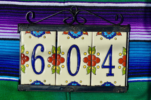 Talavera House Numbers