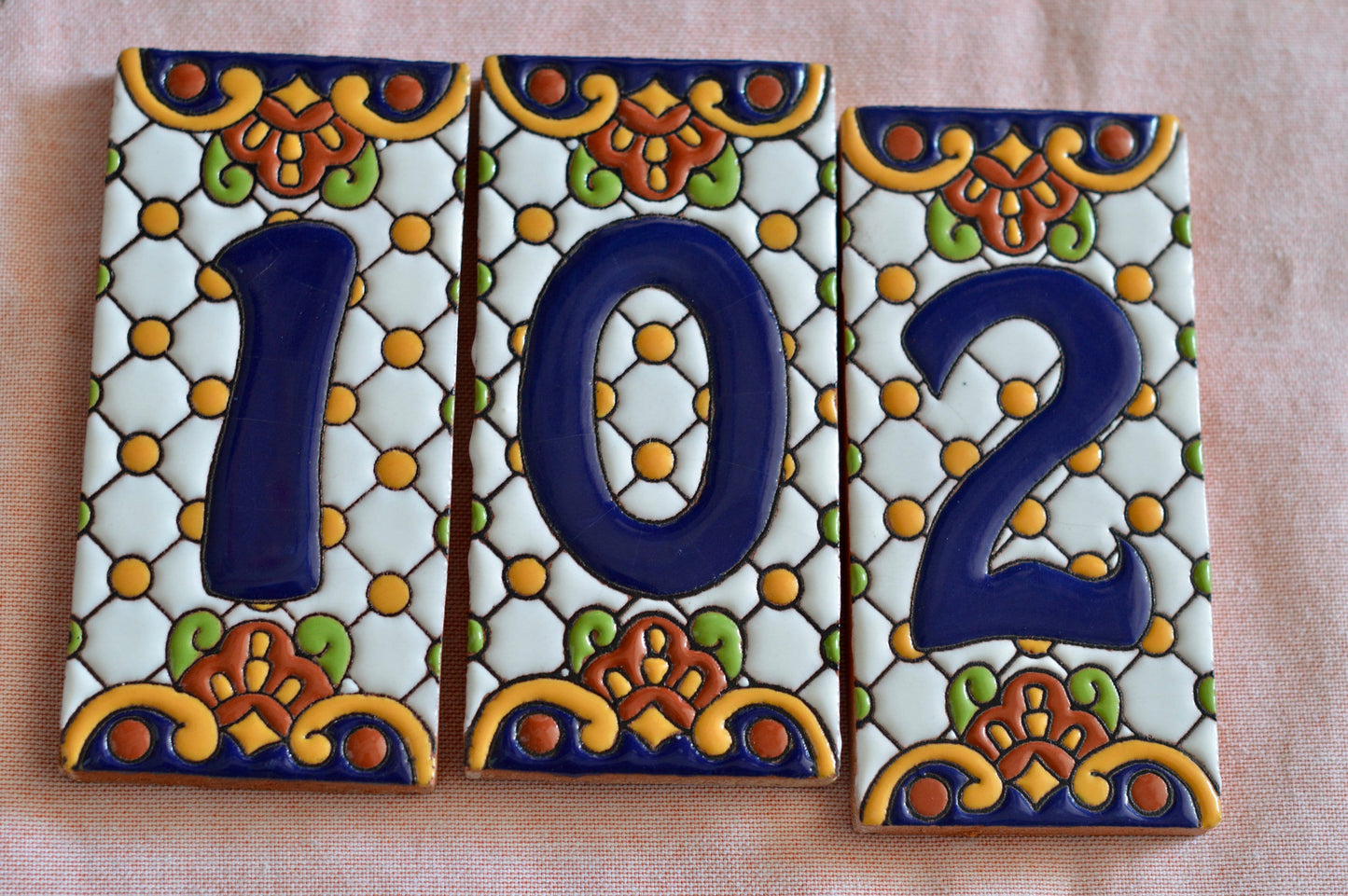 Talavera House Numbers
