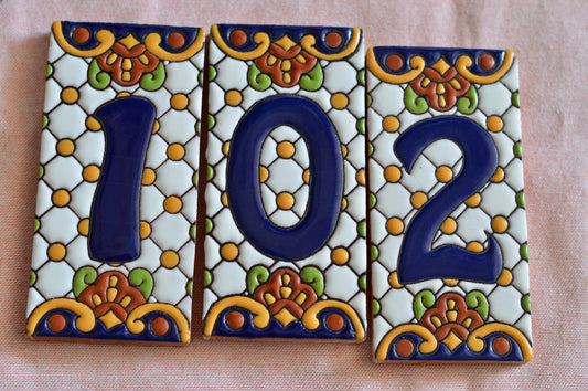 Talavera House Numbers