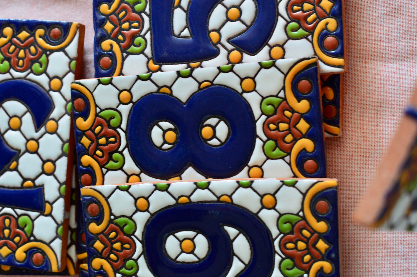 Talavera House Numbers