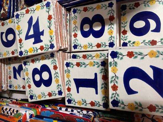 Talavera House Numbers