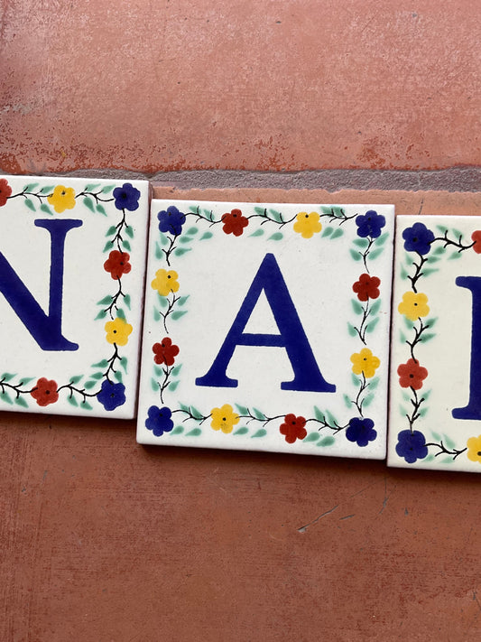 Talavera LETTERS A TO Z