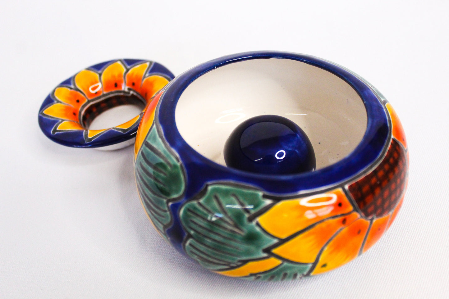Mexican Talavera 2 Piece Ashtray water