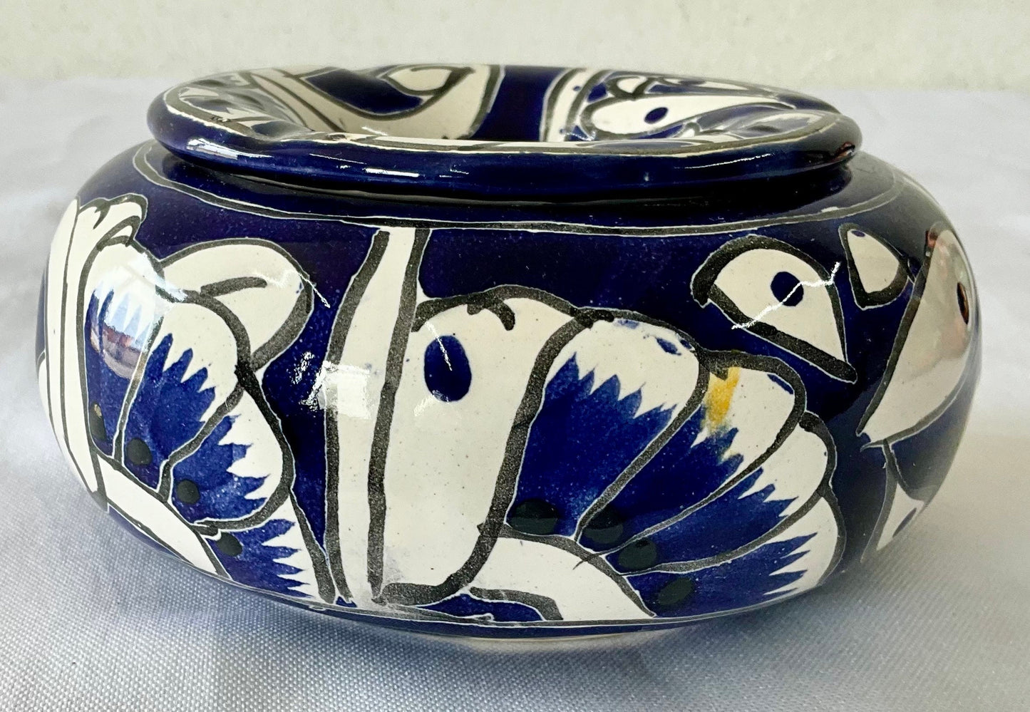 Mexican Talavera 2 Piece Ashtray water