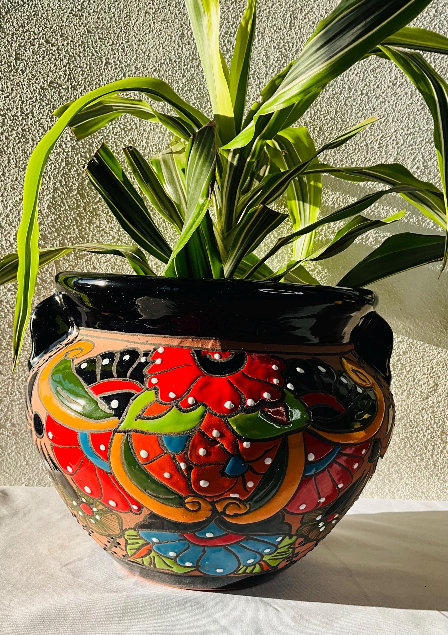 Talavera Small flower pot  CLAY & TALAVERA