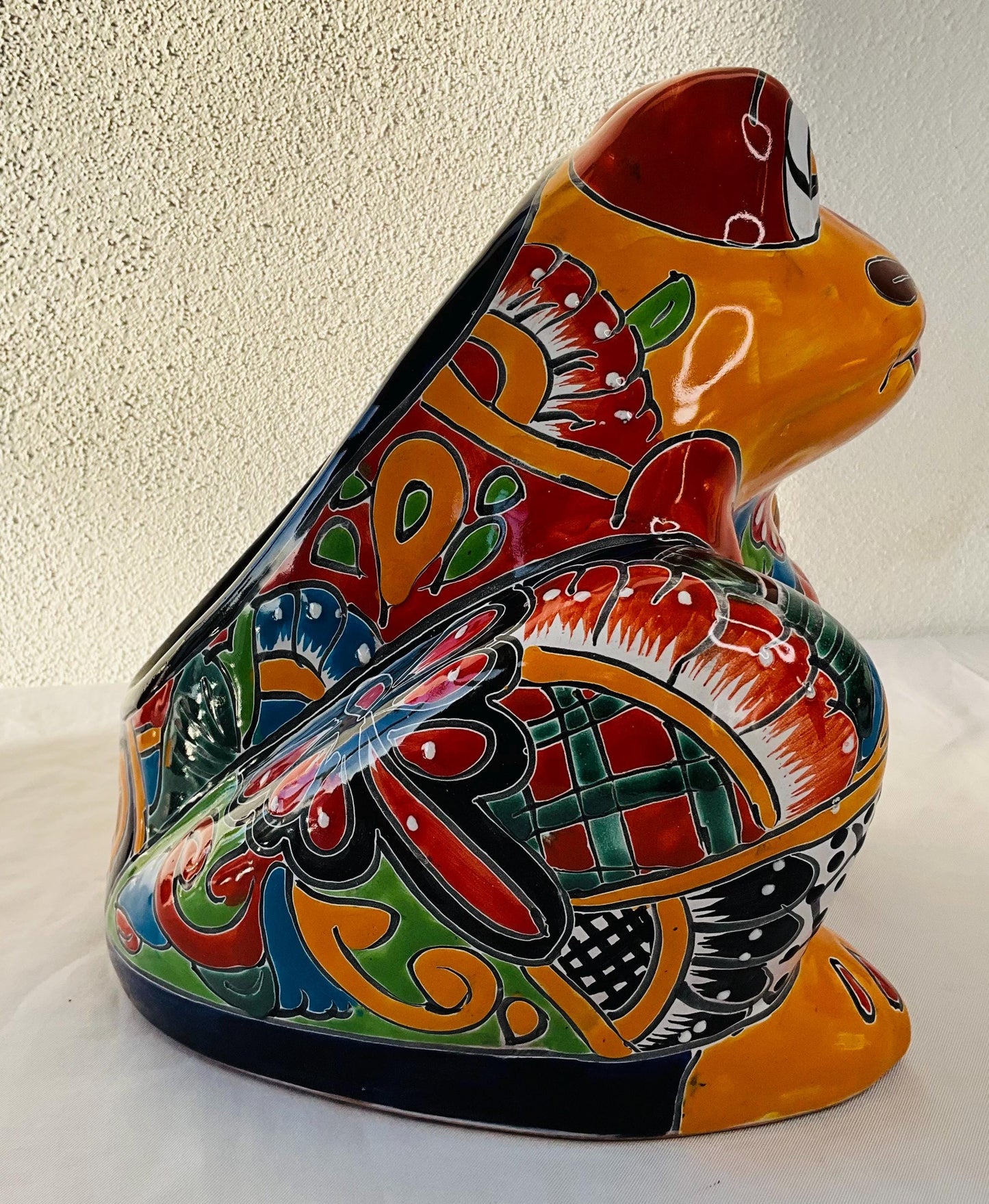 Maceta talavera rana