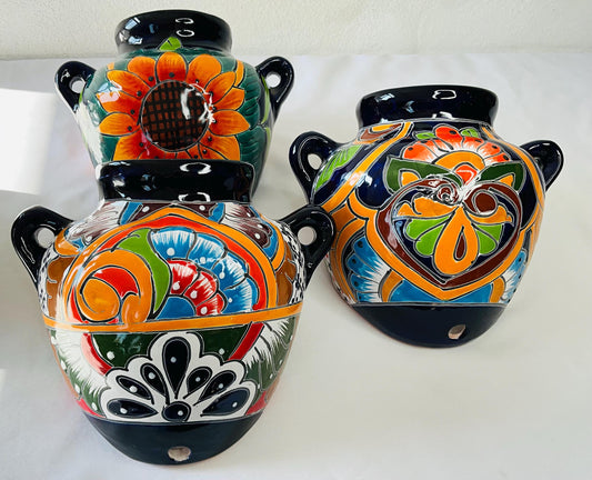 Talavera wall flower pot