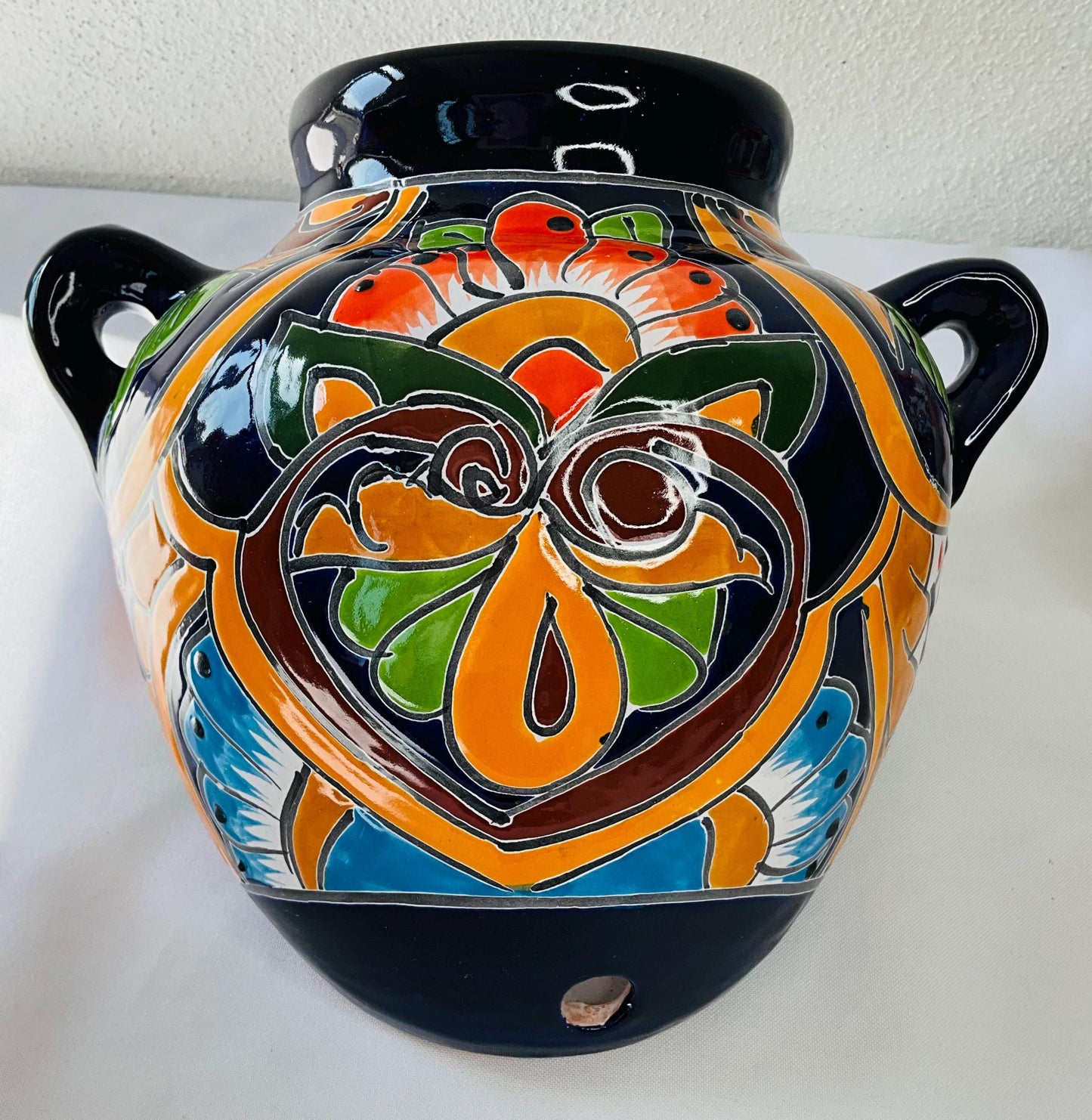 Talavera wall flower pot