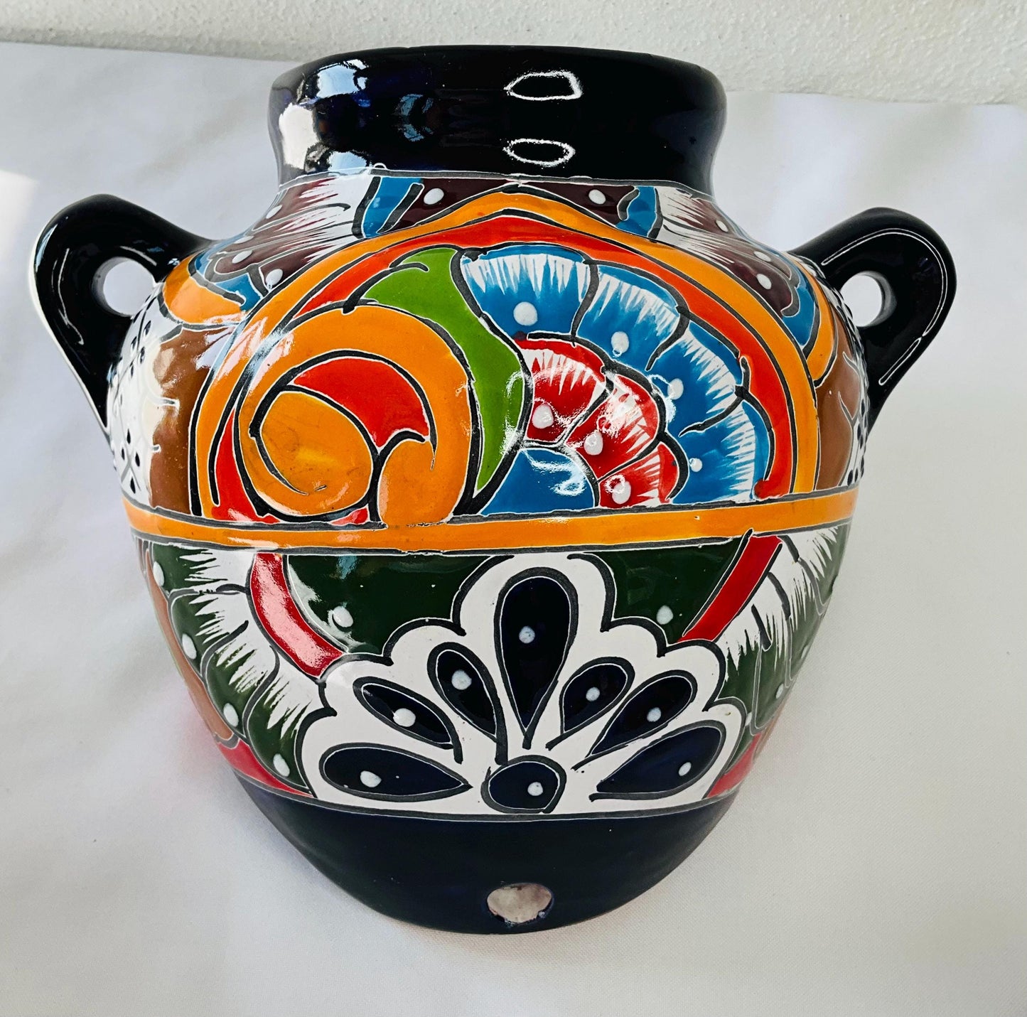Talavera wall flower pot