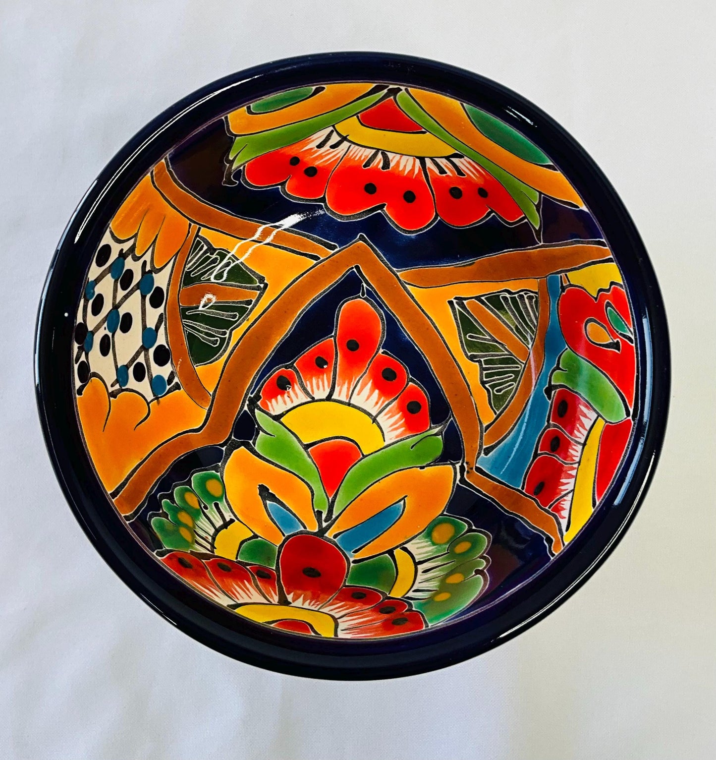 Hand Painted  Bowl: Unique Kitchen Dish