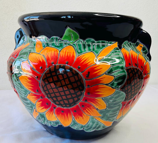 Talavera Small flower pot SUNFLOWER