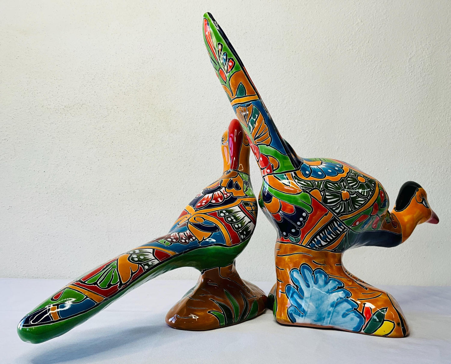 Talavera figure Roadrunners