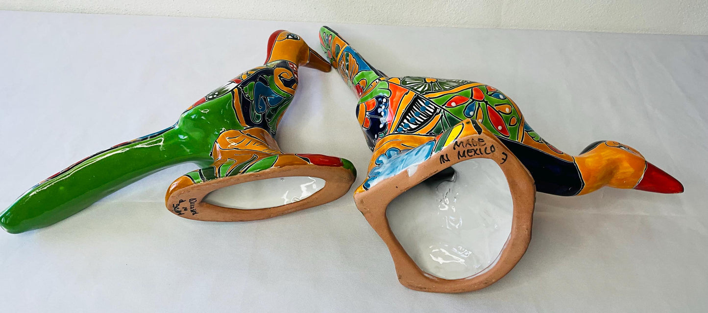 Talavera figure Roadrunners