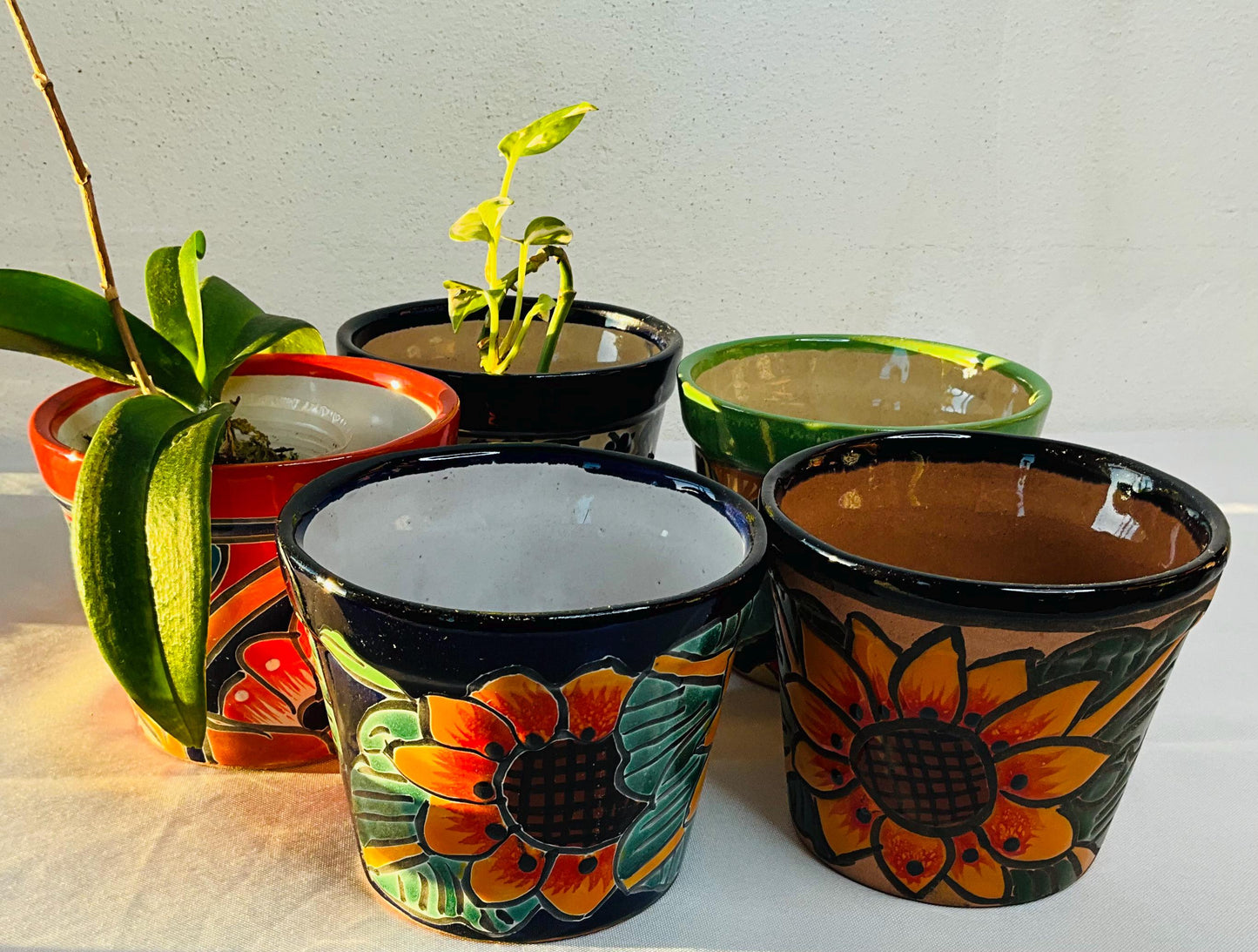 Talavera flower pots