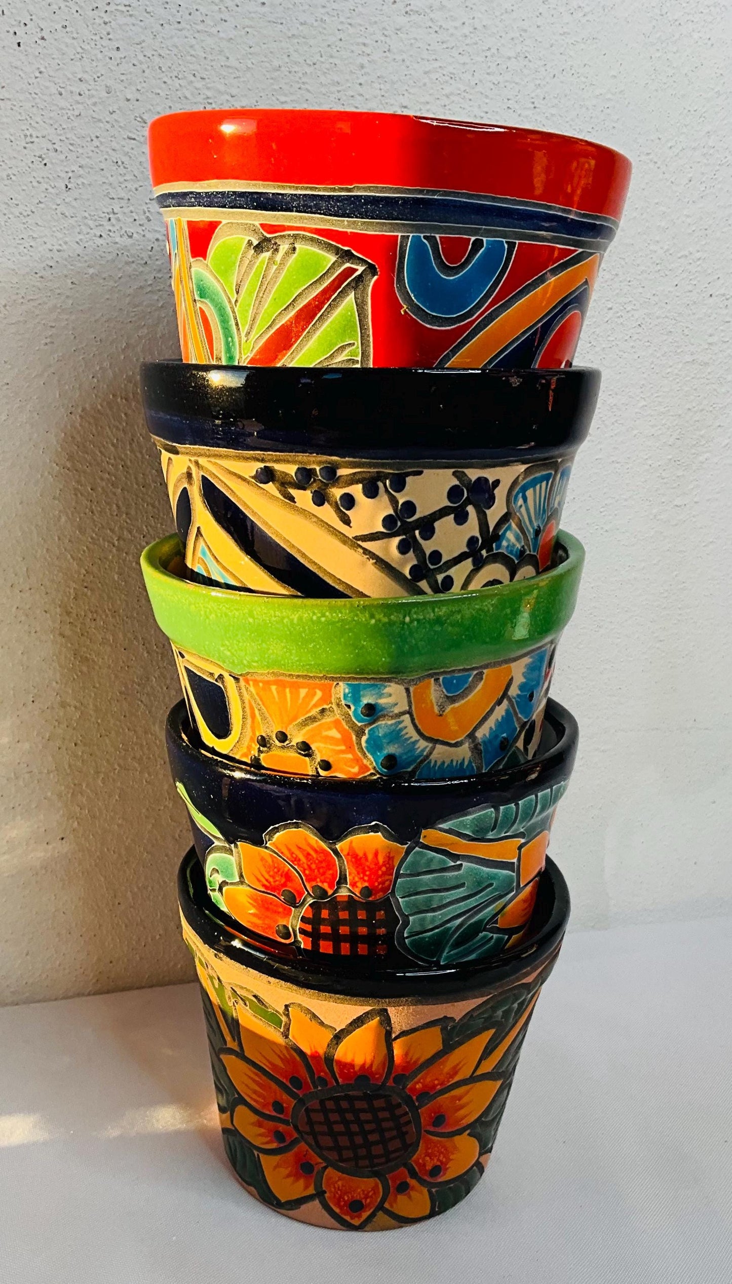 Talavera flower pots