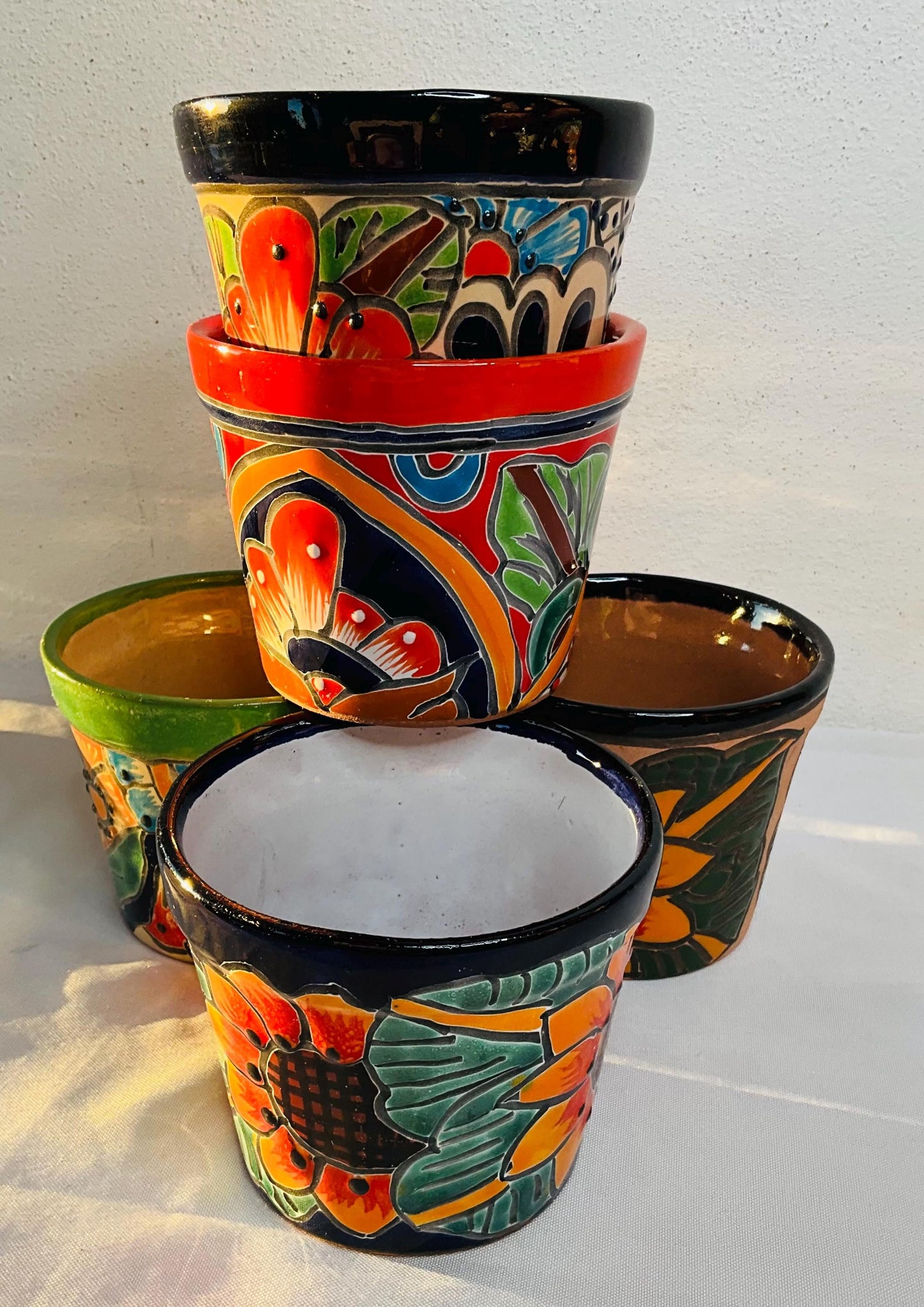 Talavera flower pots