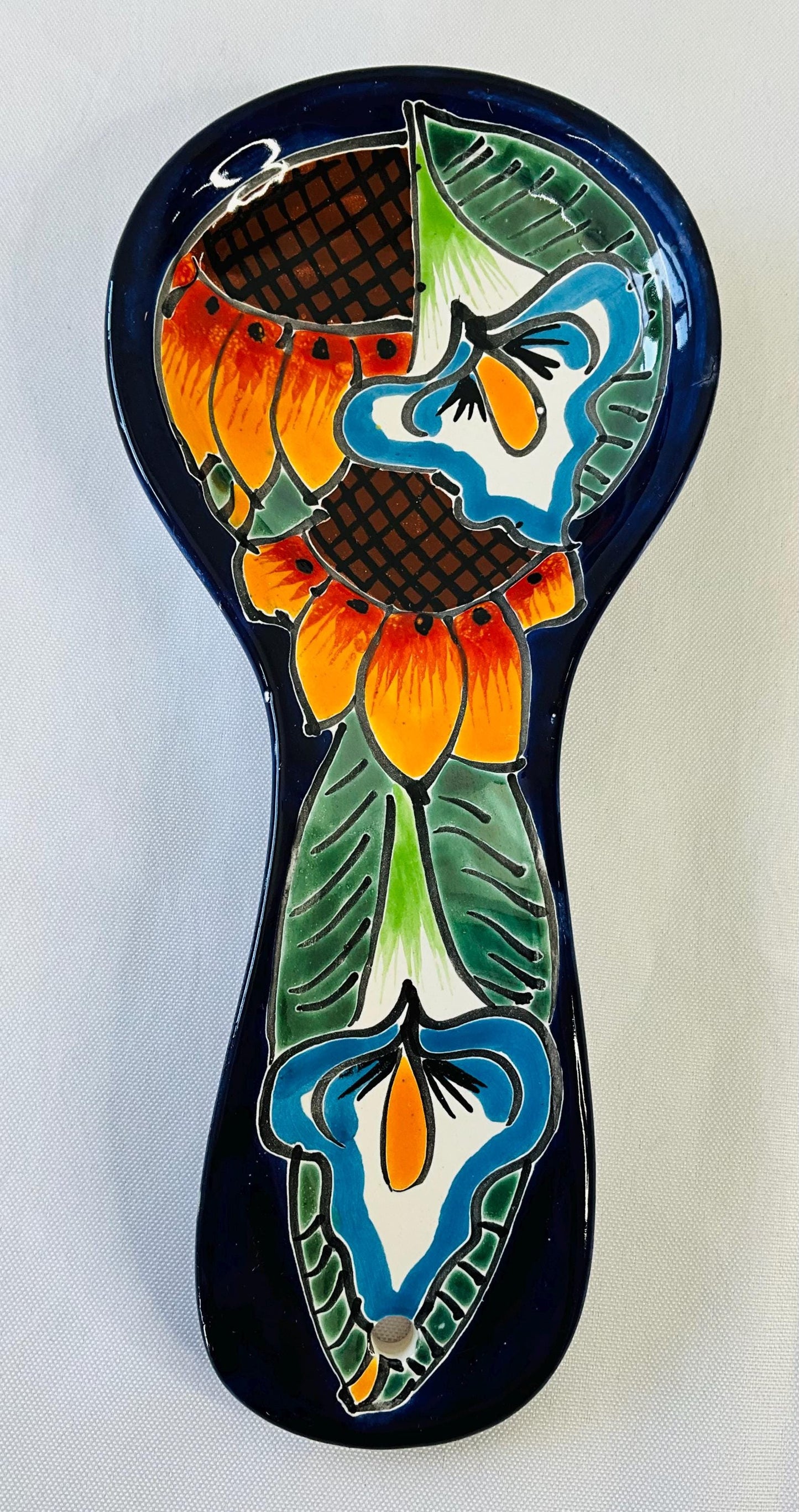 Mexican spoon holder Talavera.
