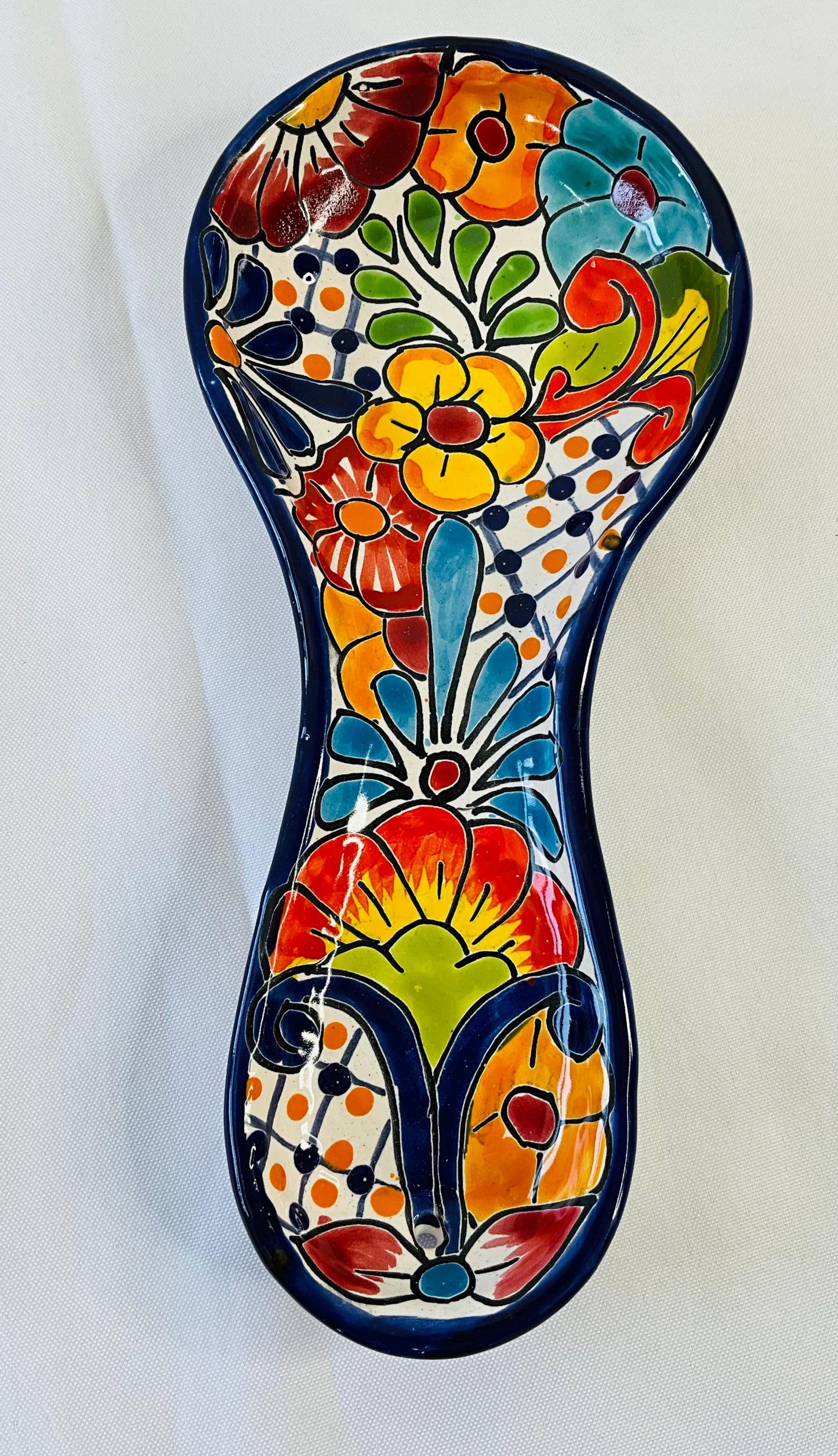 Mexican spoon holder Talavera.