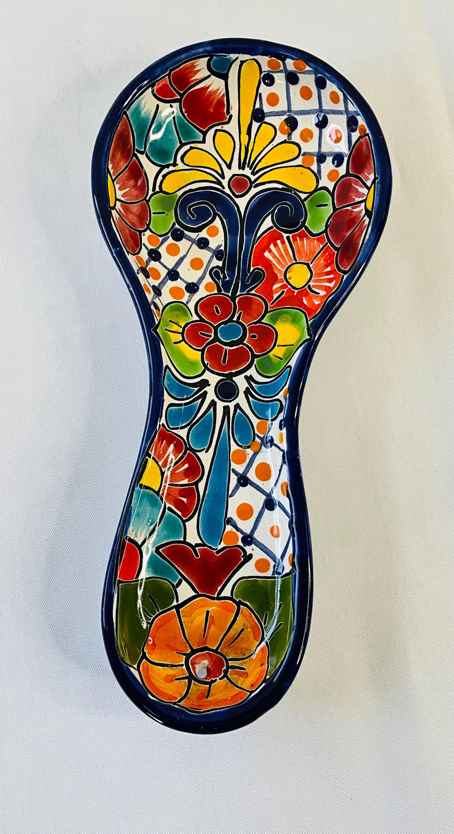 Mexican spoon holder Talavera.
