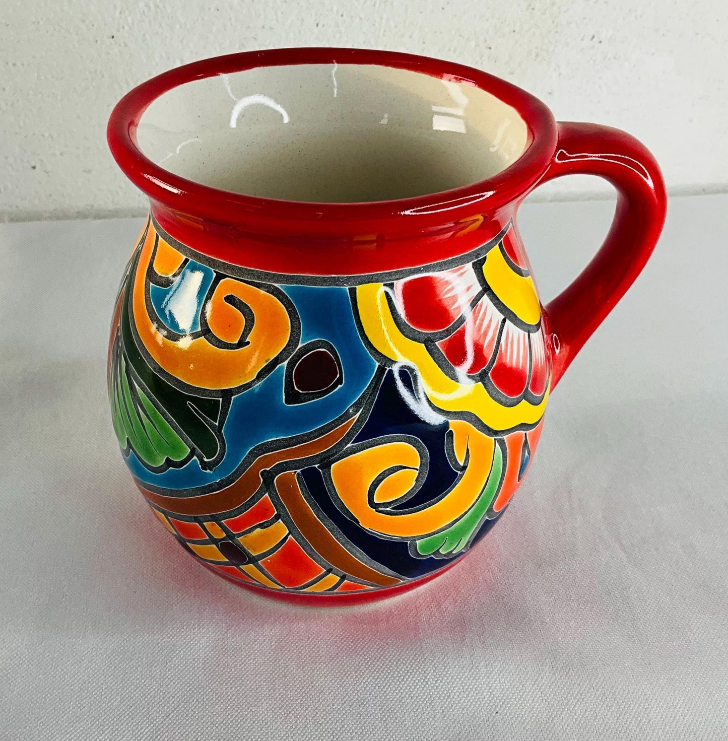 Hand-Painted Mexican Talavera cups