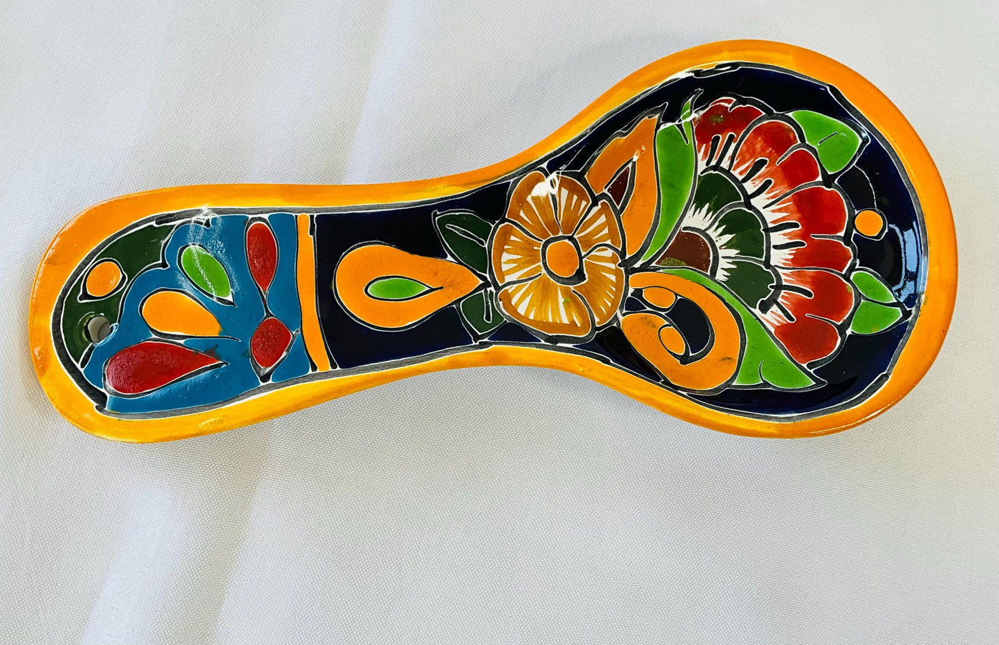 Mexican spoon holder Talavera.
