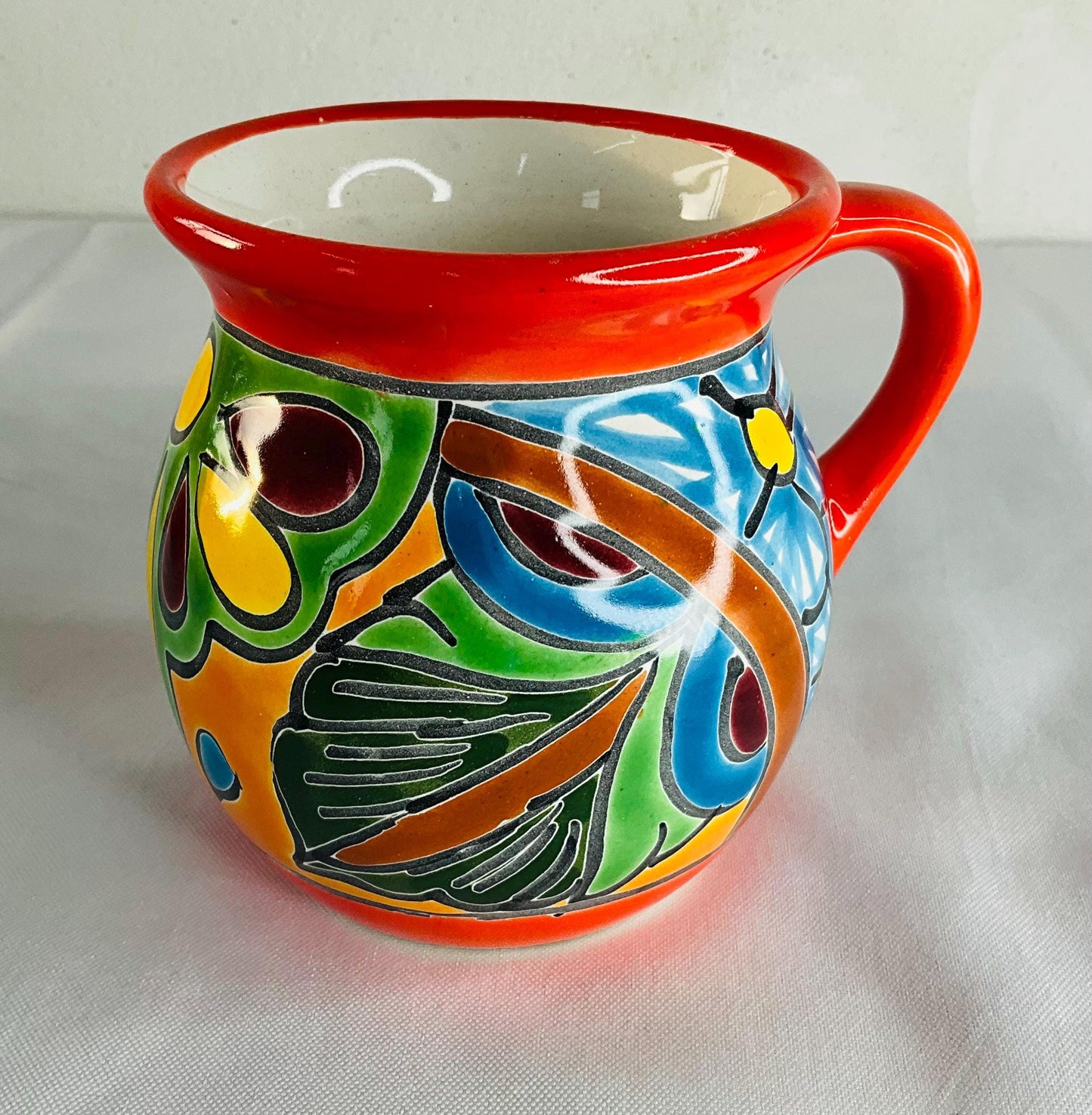 Hand-Painted Mexican Talavera cups