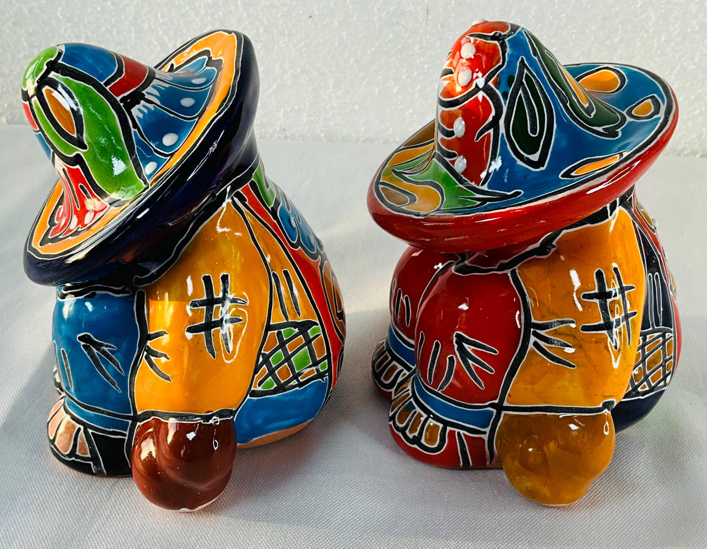 Talavera Pancho figure: Mexican Pottery decorate