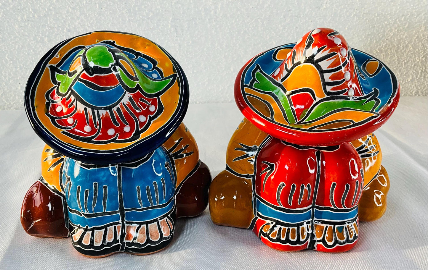 Talavera Pancho figure: Mexican Pottery decorate