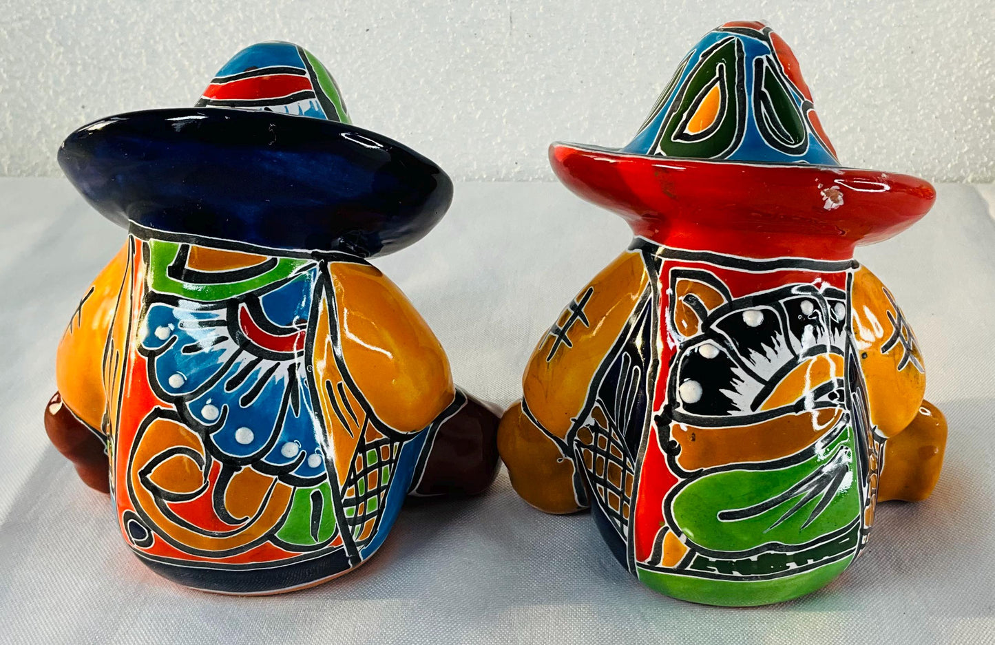 Talavera Pancho figure: Mexican Pottery decorate