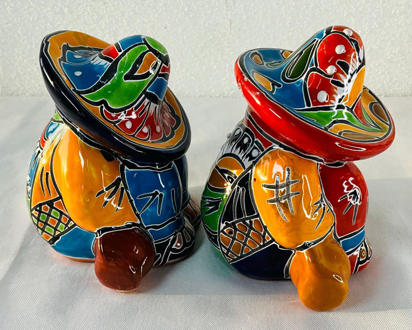 Talavera Pancho figure: Mexican Pottery decorate