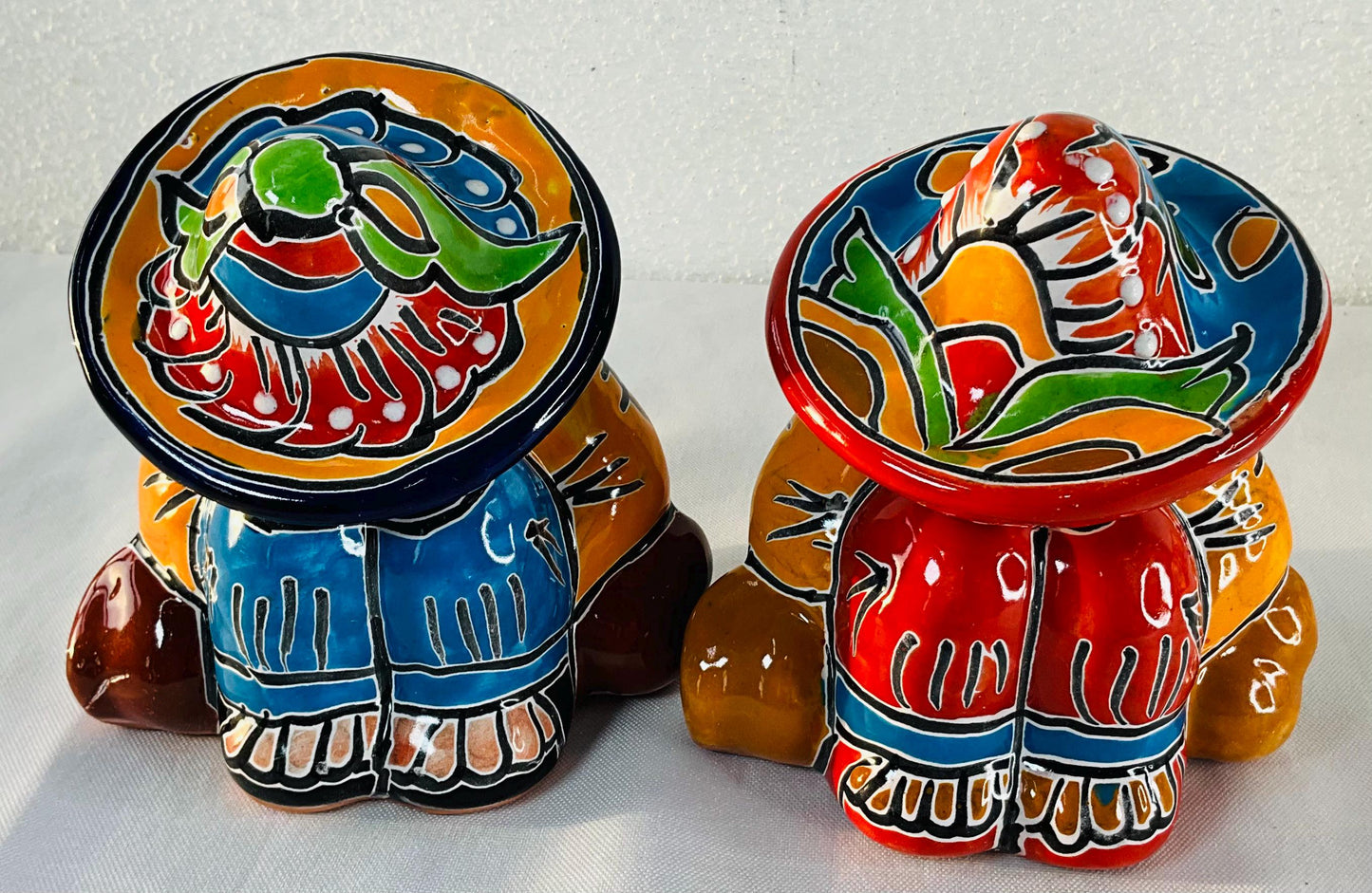 Talavera Pancho figure: Mexican Pottery decorate