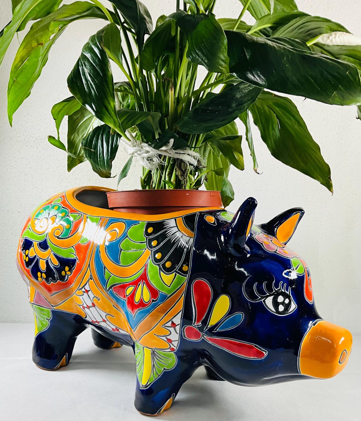 Talavera Piggy  Pot