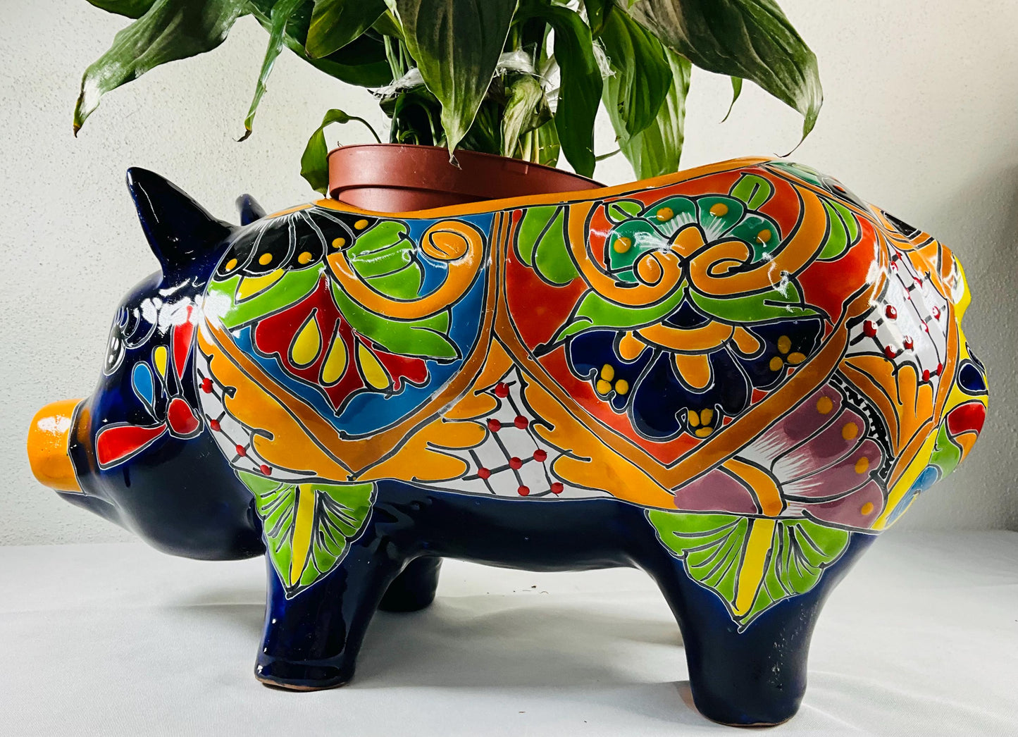 Talavera Piggy  Pot