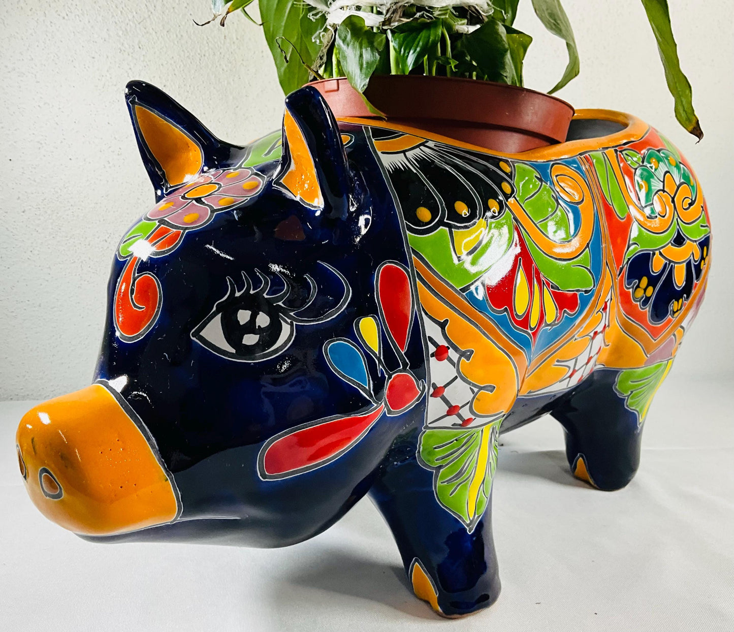 Talavera Piggy  Pot