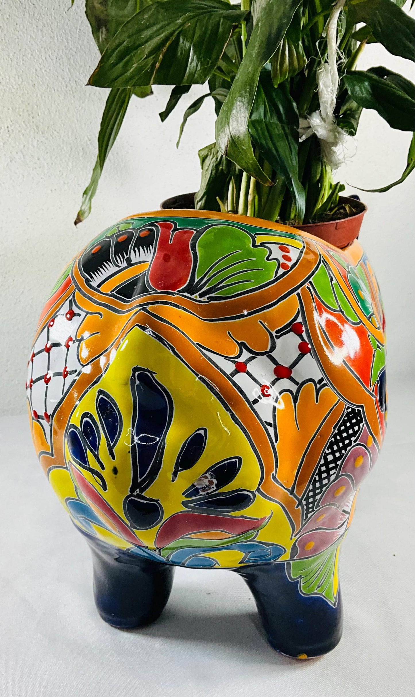 Talavera Piggy  Pot