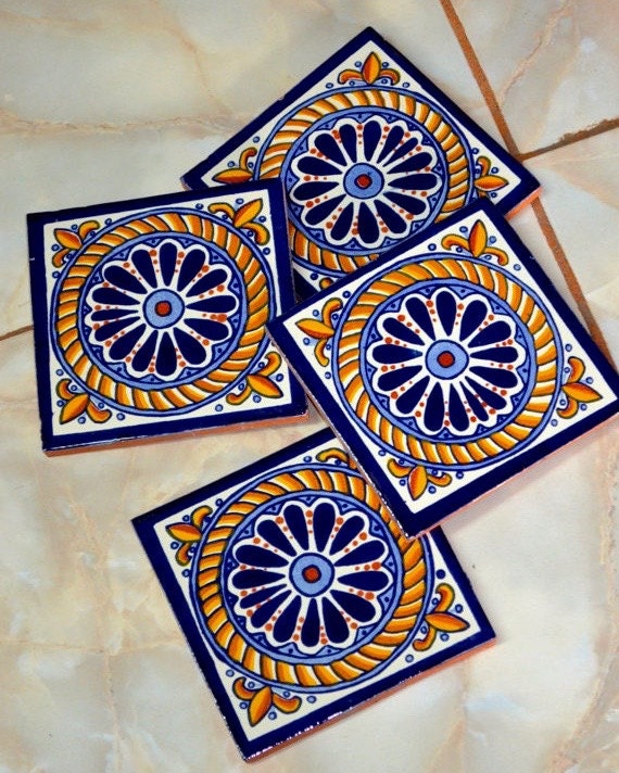 40 Mexican Tiles  6x6 or 90 Talavera tiles 4x4