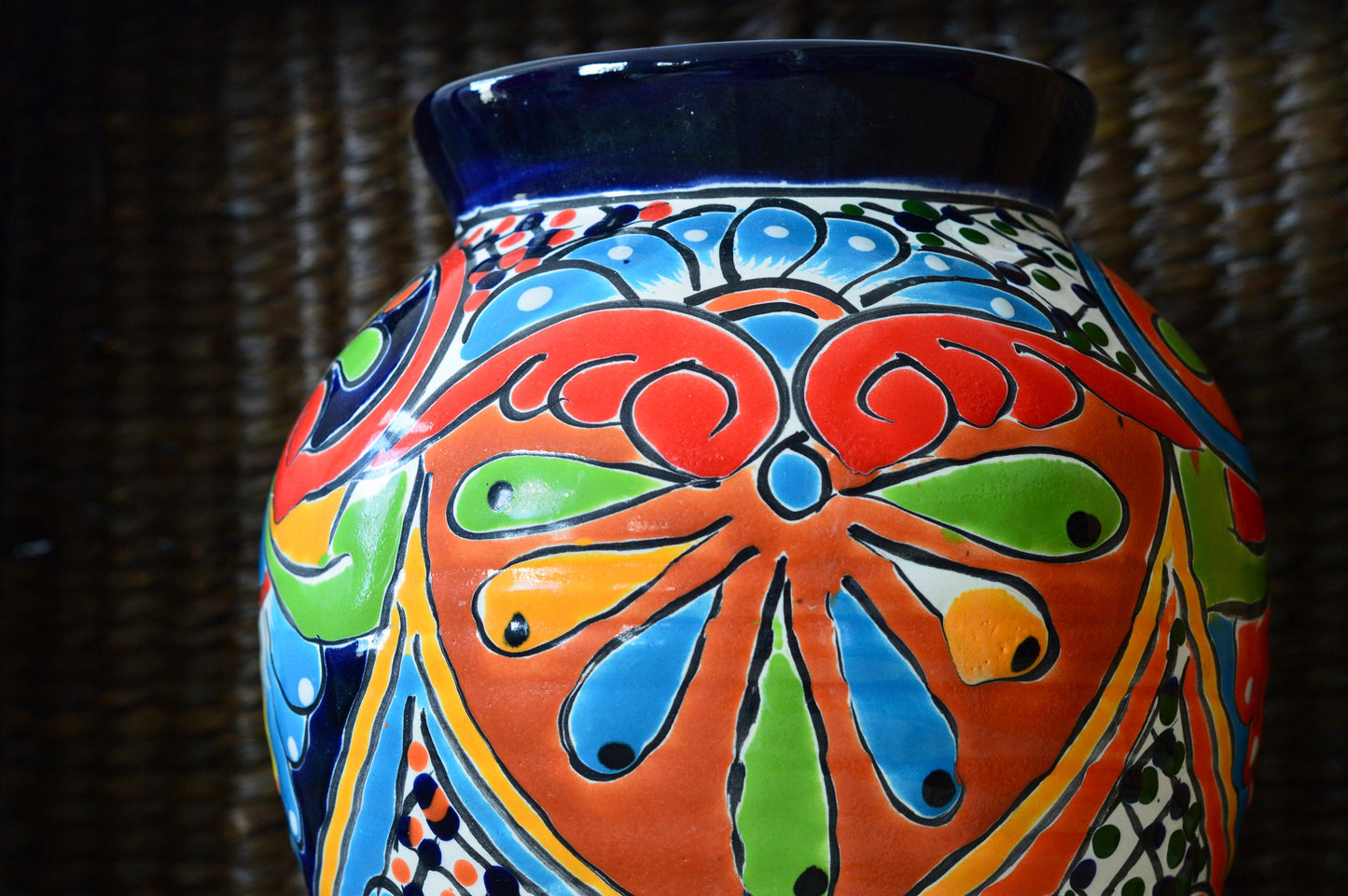 Talavera Vase/  Handmade Vase