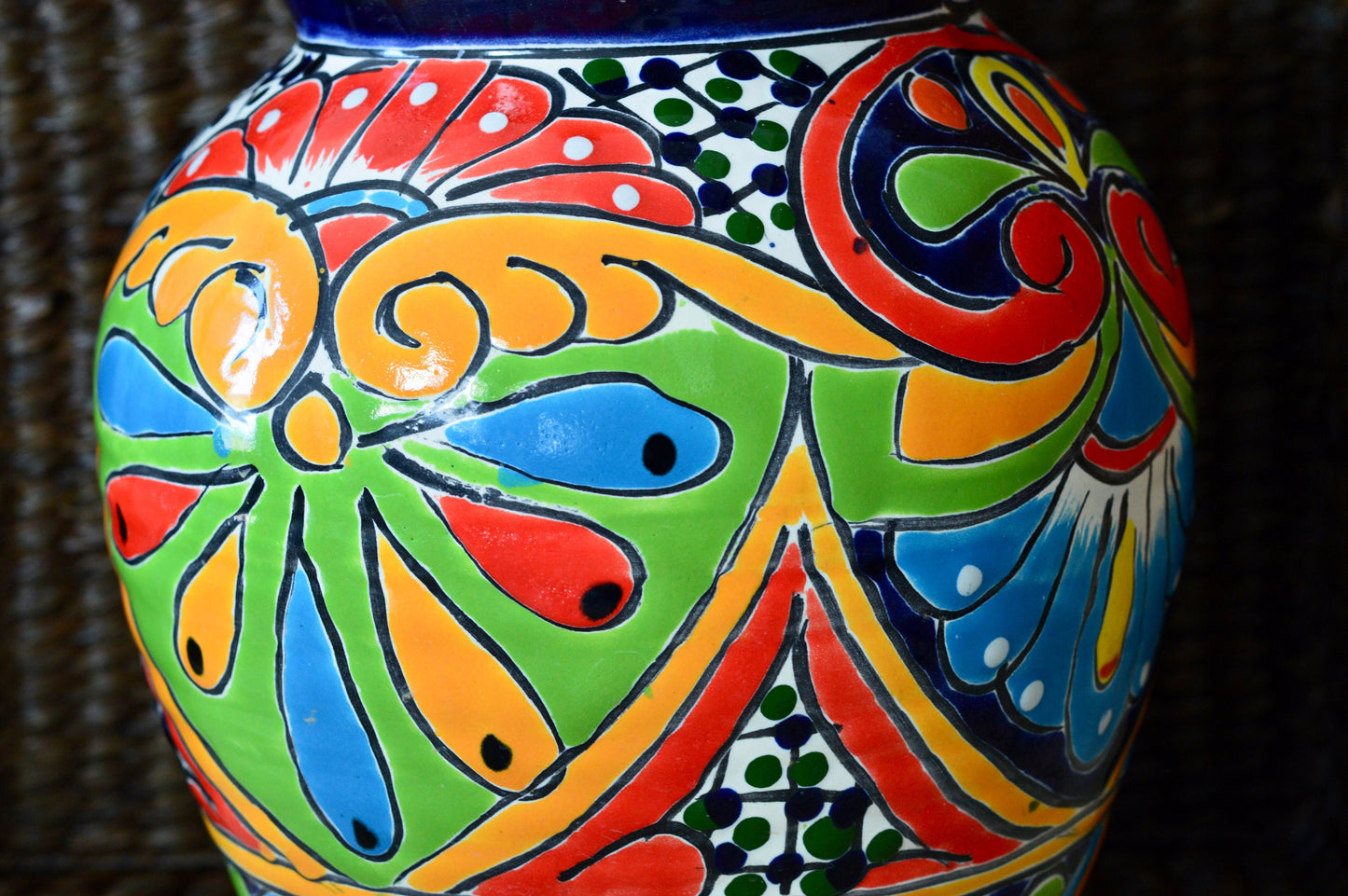 Talavera Vase/  Handmade Vase