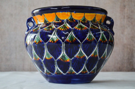 Peacock flowerpot