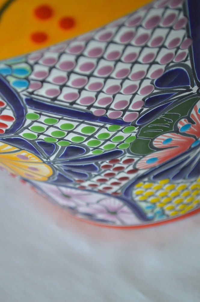 Colorful Medium Vaso Talavera Pot