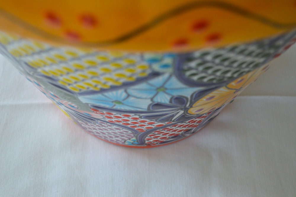 Colorful Medium Vaso Talavera Pot